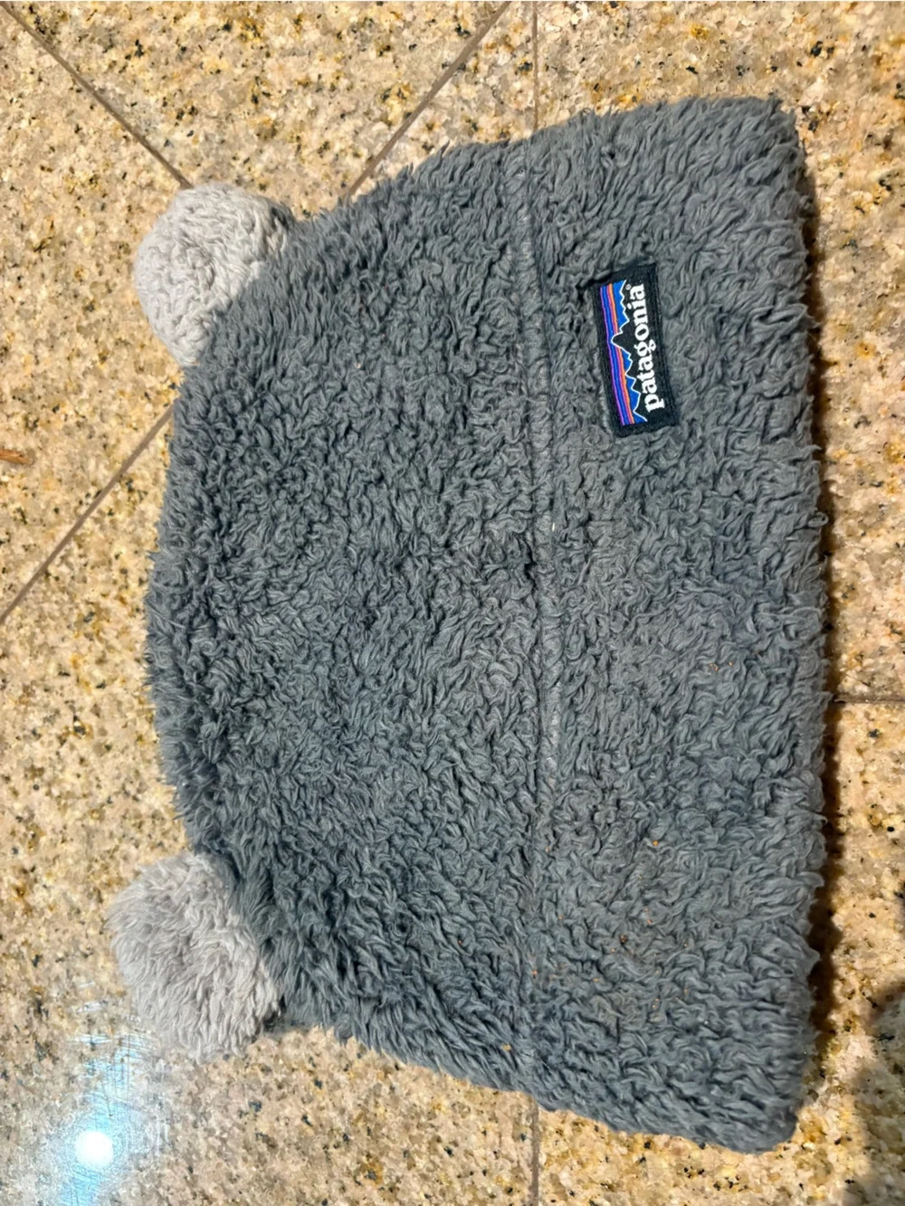 Patagonia Baby Furry Friends Bear Hat | Ear Flap Fleece Beanie | 6-12M